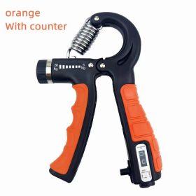 Counting Grip Strength Rehabilitation Training Finger Strength Exercise (Color: orange)