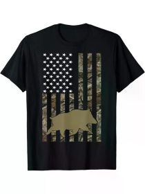 Hog Hunting Shirts For Men Women Wild Boar Pig Hunter T-Shirt (Color: Black, size: XL)